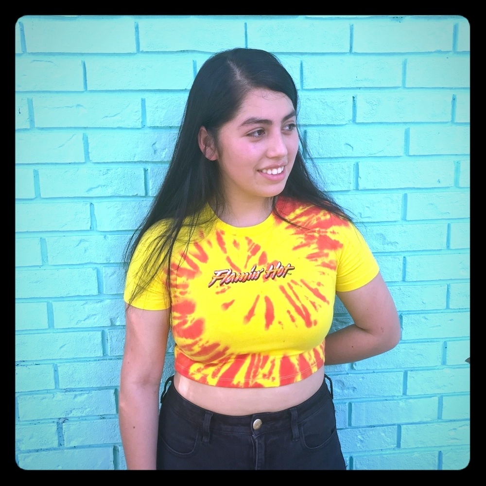 ❤SOLD❤Cheetos crop top shirt